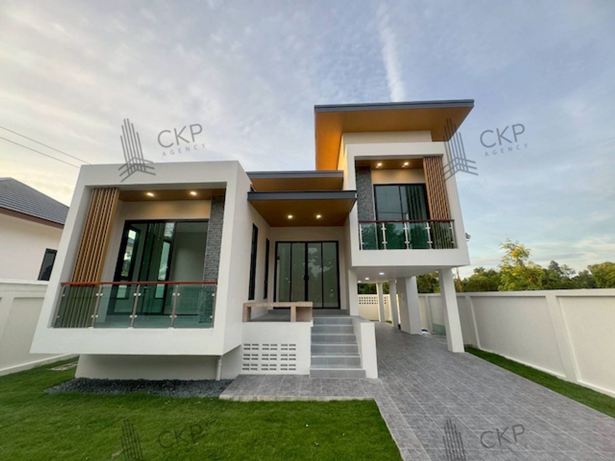 บ้านเดี่ยว สร้างใหม่ สไตล์โมเดิร์น สวยงาม ใกล้แหล่งชุมชน พื้นที่กว้าง พร้อมเข้าอยู่ บ้านเดี่ยว สร้างใหม่ สไตล์โมเดิร์น สวยงาม ใกล้แหล่งชุมชน พื้นที่กว้าง พร้อมเข้าอยู่