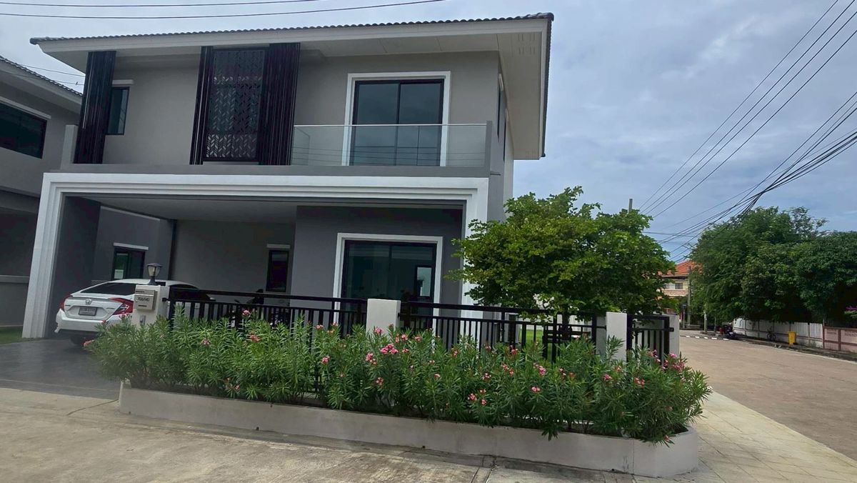 2-storey detached house for sale 56-90 square wah in Khunalai Village, Bang Khun Thian 4 bedrooms, 3 bathrooms, 2 car parks, 180 square meters of living space, beautiful house, use quality material Offer at a special price of 5.5-7.5 million 2-storey detached house for sale 56-90 square wah in Khunalai Village, Bang Khun Thian 4 bedrooms, 3 bathrooms, 2 car parks, 180 square meters of living space, beautiful house, use quality material Offer at a special price of 5.5-7.5 million
