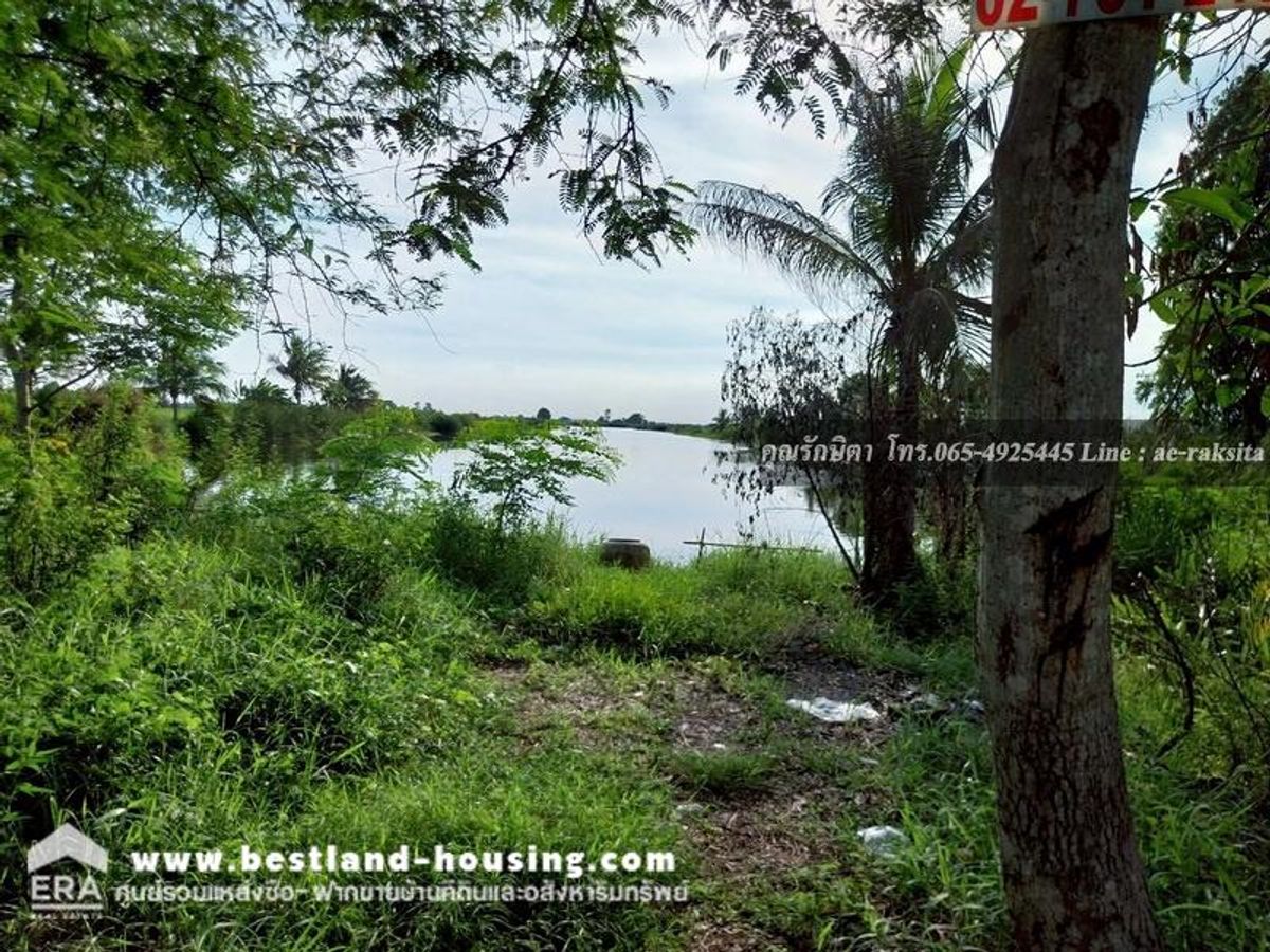 Land for sale 8-2-1 rai, Don Chimplee Subdistrict, Bang Nam Priao District, Chachoengsao Province, near Nong Chok, the land is water. – รูปที่ 3