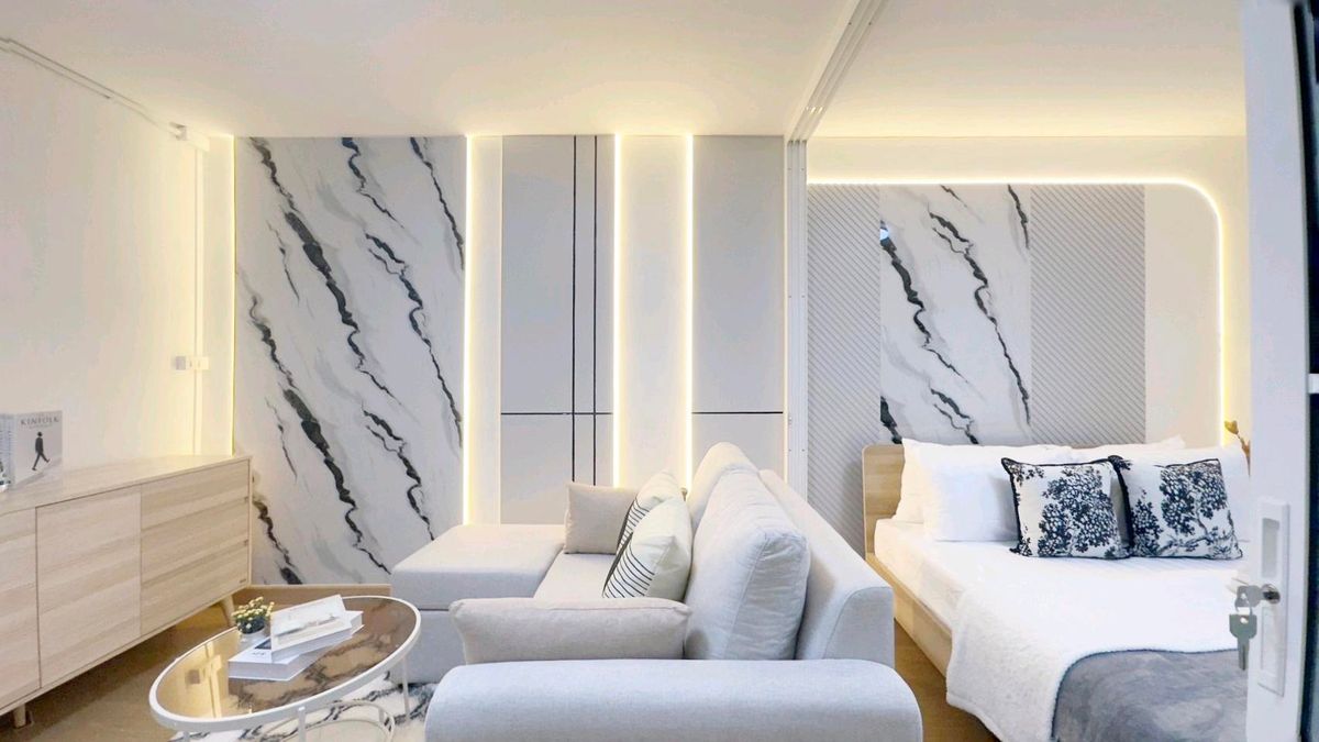 《ใกล้BTSอ่อนนุช》คอนโดบ้านชมดาว 35 sqm ฟรีเฟอร์ พร้อมอยู่ เริ่ม 6,xxx เท่านั้น
