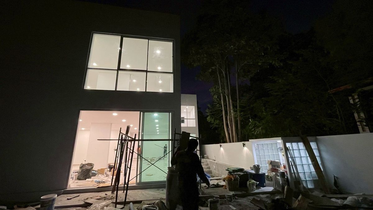 🌿 ขายบ้านโมเดิร์นสร้างใหม่ เสร็จไปแล้วกว่า 90% ม.เมืองเอก รังสิต (ออกค่าธรรมเนียมทั้งหมด) ✨ – รูปที่ 2