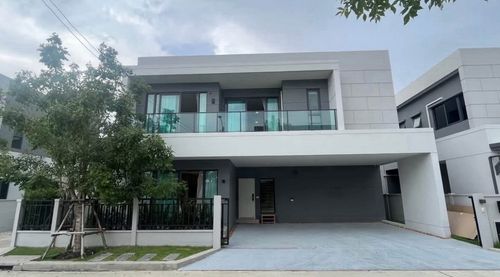 ✨บ้านเดี่ยวหรู ดีไซน์โมเดิร์น ในหมู่บ้านเงียบสงบปลอดภัย ใกล้ทางด่วน 