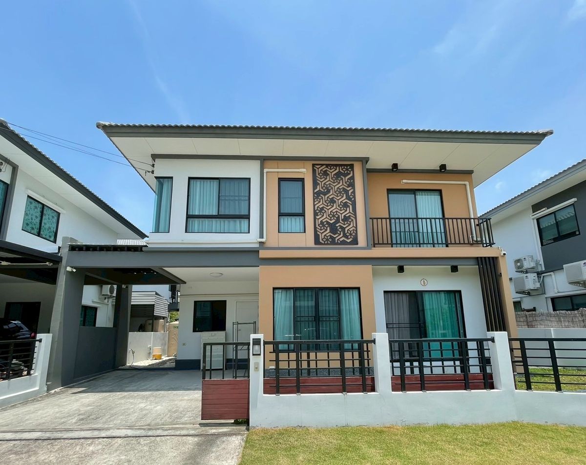 43.5ตรว 3นอน3น้ำ บ้านเดี่ยว 2 ชั้น เดอะทรัสต์ สุวรรณภูมิ-เทพารักษ์ 43.5ตรว 3นอน3น้ำ บ้านเดี่ยว 2 ชั้น เดอะทรัสต์ สุวรรณภูมิ-เทพารักษ์