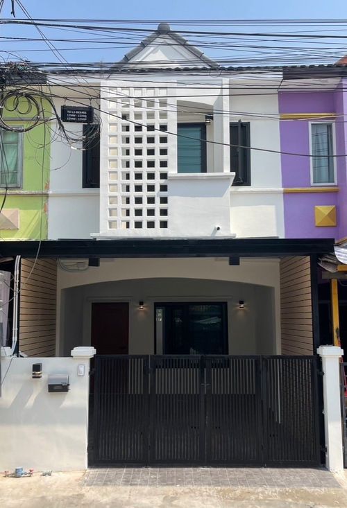🏠ทาวน์เฮาส์ 2 ชั้น  หมู่บ้านเคซีรามอินทรา 2 ตกแต่งใหม่พร้อมอยู่ 