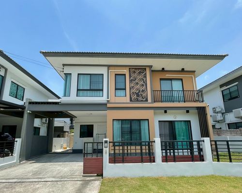 43.5ตรว 3นอน3น้ำ บ้านเดี่ยว 2 ชั้น เดอะทรัสต์ สุวรรณภูมิ-เทพารักษ์