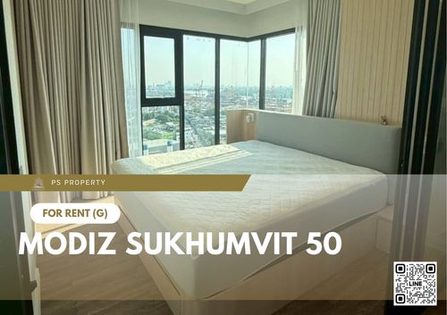 For rent 📍 MODIZ Sukhumvit 50 📍 Near BTS On Nut, complete with furniture and appliances