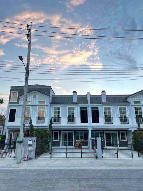 House for rent near Mega Bangna, 3 bedrooms, Townhouse Indy2 Bangna Ramkhamhaeng 2, 4-lane main road (Property code TT8-00125)