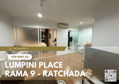 For rent ✨ Lumpini Place Rama 9 - Ratchada ✨ Fully furnished and equipped, near MRT Rama 9