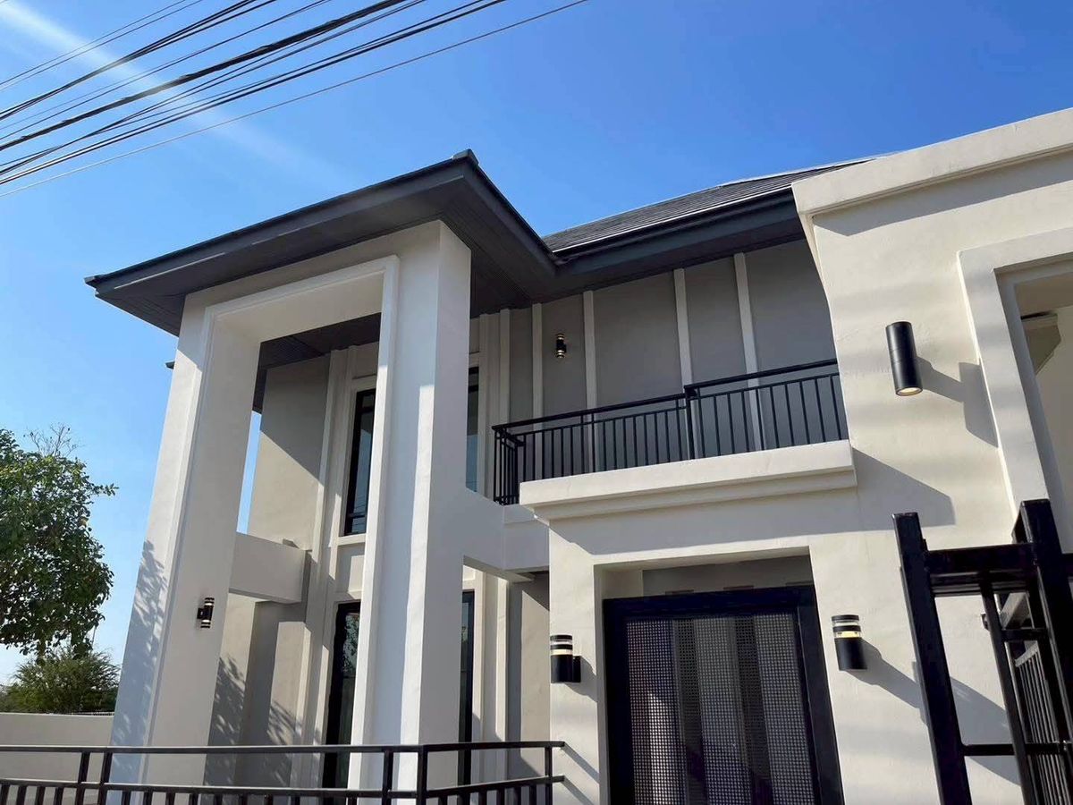  ♠ Modern Detached House ♠ 2 ชั้น | ขนาดที่ดิน 113.00 ตร.ว. พื้นที่ใช้สอย 350.00 ตร.ม. | 4 ห้องนอน 5 ห้องน้ำ 2 ที่จอดรถ | ใกล้ ตลาดพุทธมณฑล – รูปที่ 4
