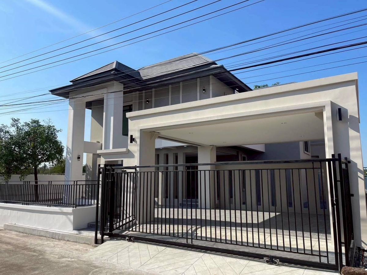  ♠ Modern Detached House ♠ 2 ชั้น | ขนาดที่ดิน 113.00 ตร.ว. พื้นที่ใช้สอย 350.00 ตร.ม. | 4 ห้องนอน 5 ห้องน้ำ 2 ที่จอดรถ | ใกล้ ตลาดพุทธมณฑล – รูปที่ 3