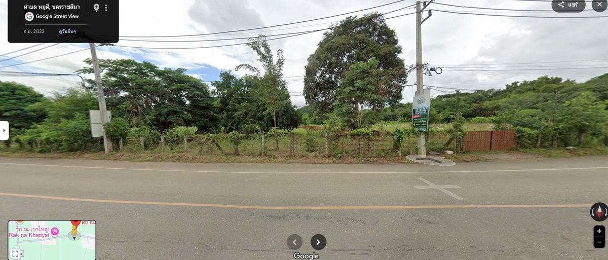 ขายที่ดิน เขาใหญ่ ปากช่อง ถนนธนะรัชต์ ตรงข้าม สภ.หมูสี