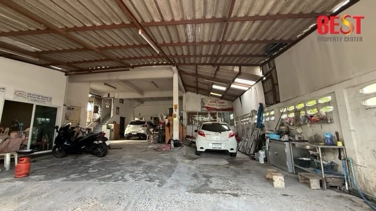 Land for sale, Rare Item, size 91 square wah, Soi Ram Inthra 89, plus 1 house, only 50 meters into the alley, only 9.9 minus. – รูปที่ 3