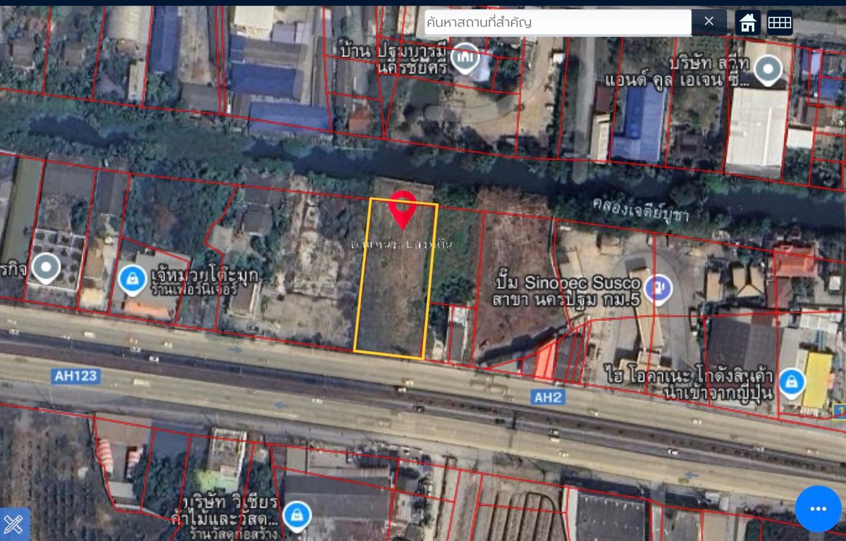 ขาย ที่ดินเปล่า 1 ไร่ 1 งาน 49.5 ตร.ว. ติดถนนใหญ่ ถ.เพชรเกษมนครชัยศรี นครปฐม ถมแล้ว  – รูปที่ 3
