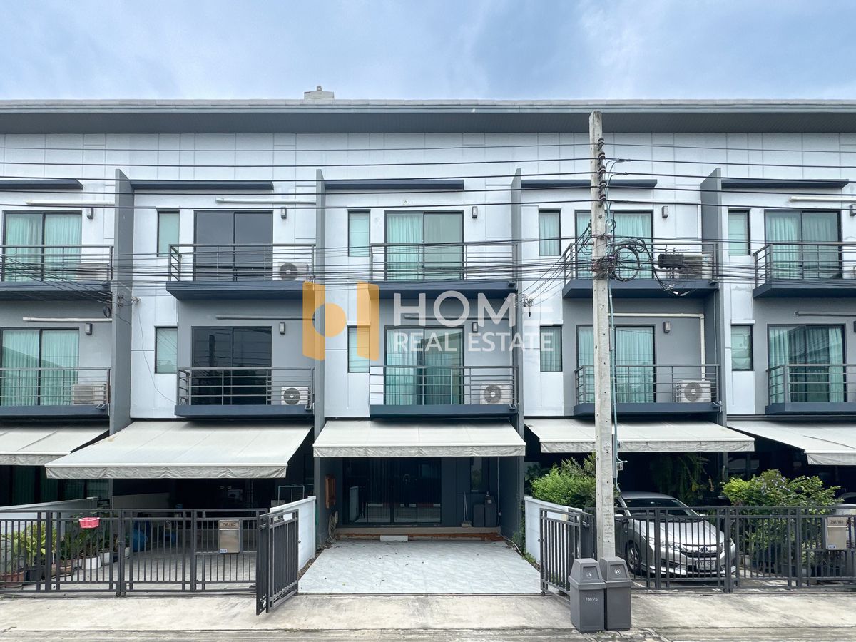 Best price in the project ✨ Townhome Baan Klang Muang Rama 9 - On Nut / 3 bedrooms (for sale), Baan Klang Muang Rama 9 - On Nut / Townhome 3 Bedrooms (FOR SALE) FON159