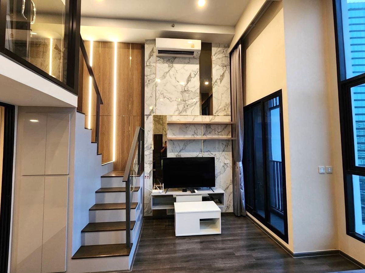 🏙Duplex 2 🔥Knightsbridge space Rama 9🔥📸 Video Room🚅 MRT Rama 9,✅Central Rama 9,Fortune ☎️Tel/What App:0917061999 Khun Kwa – รูปที่ 3