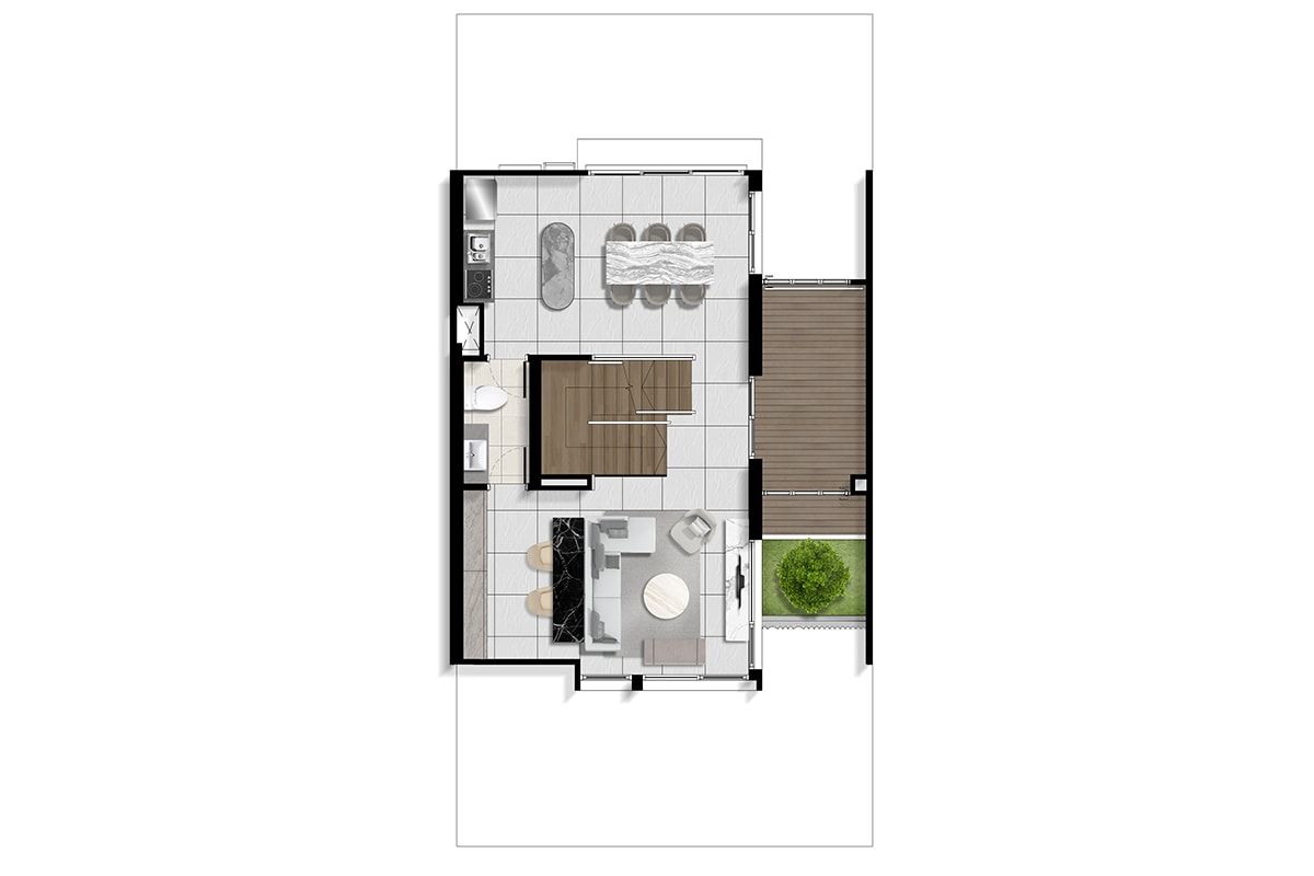 🏛️✨Baan Klang Muang Classe สุขุมวิท 77 | ทาวน์โฮม 3.5 ชั้น ขนาด 259 ตร.ม. 32 ตร.ว. 3 ห้องนอน 4 ห้องน้ำ 3 ที่จอด เริ่ม 17.9 MB ติดต่อนัดชม Tel.0922635410 (เอิร์ธ) – รูปที่ 4
