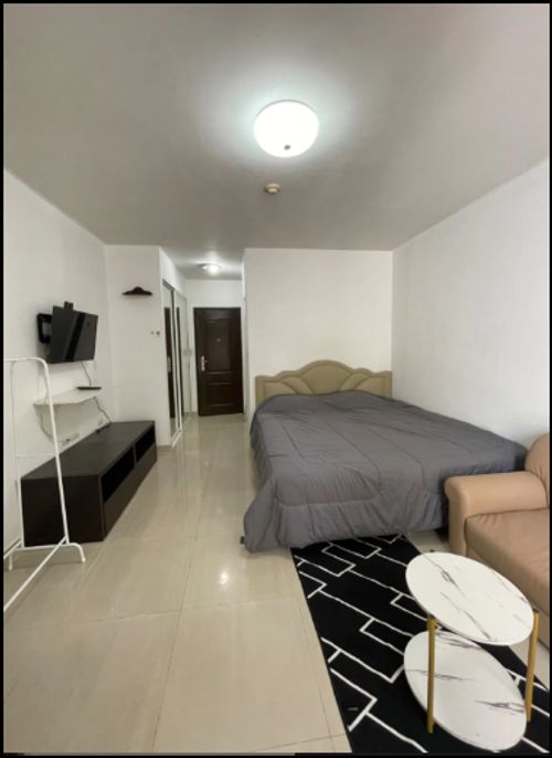 Condo for sale, I-House Laguna Garden, next to Piyawat Hospital, has full fir and electrical appliances (S4867)