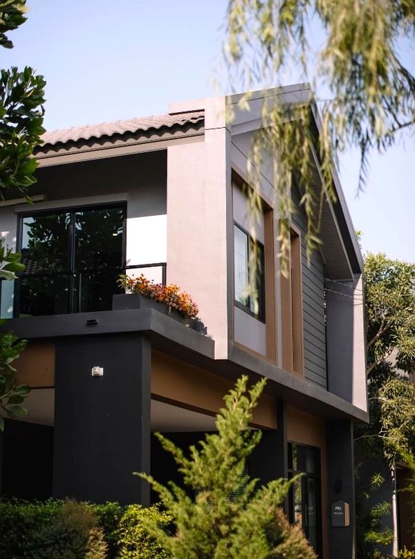 บ้านเดี่ยว ราชพฤกษ์-346 บ้านตัวอย่าง สวย ใกล้โรงพยาบาลปากเกร็ด 2 ถนน345 