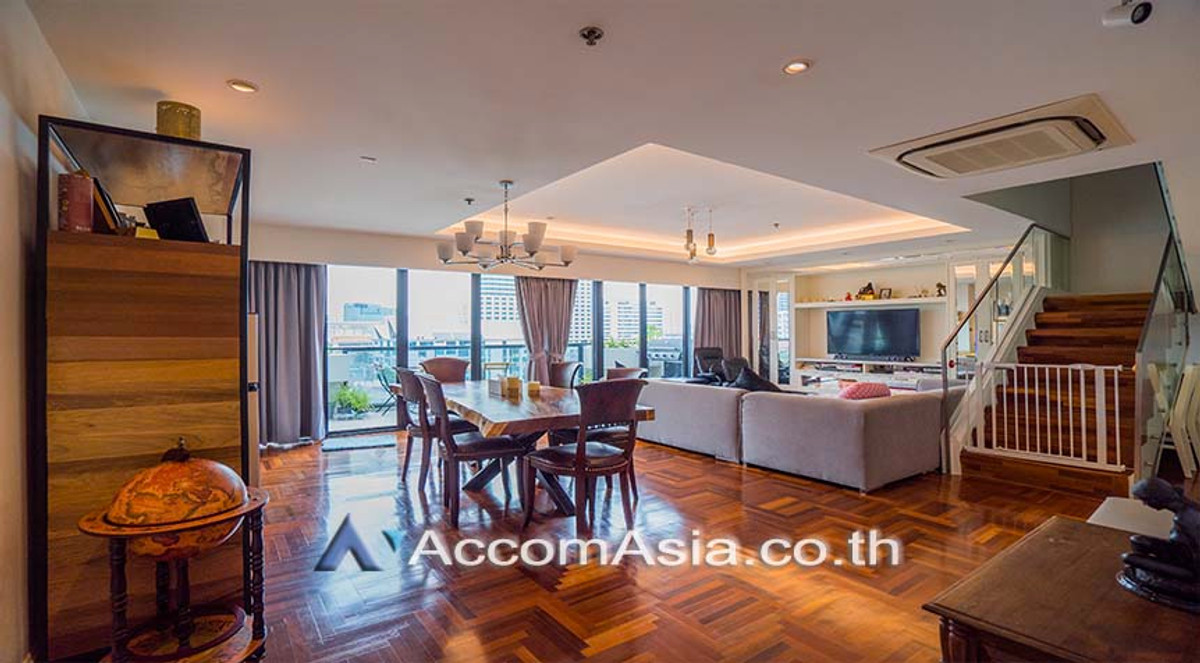 🔼AccomA🔽 Huge Terrace, Duplex Condo, Pet friendly Condominium in Kiarti Thanee City Mansion, Asoke (AA27616)