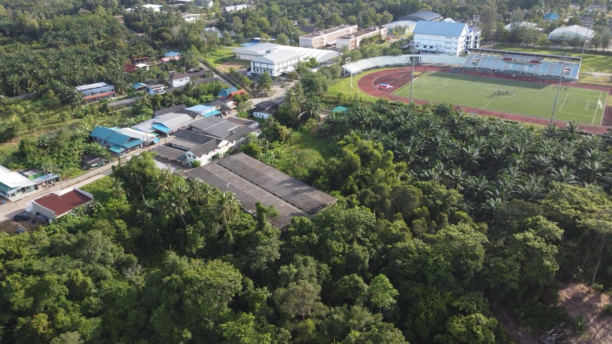 Land for sale, good location with 5 rai of buildings, almost on Petchkasem Road Near educational institutions Khun Krating Community, Tak Daeng Subdistrict, Mueang District, Chumphon Province, only 9 minutes into the city – รูปที่ 2
