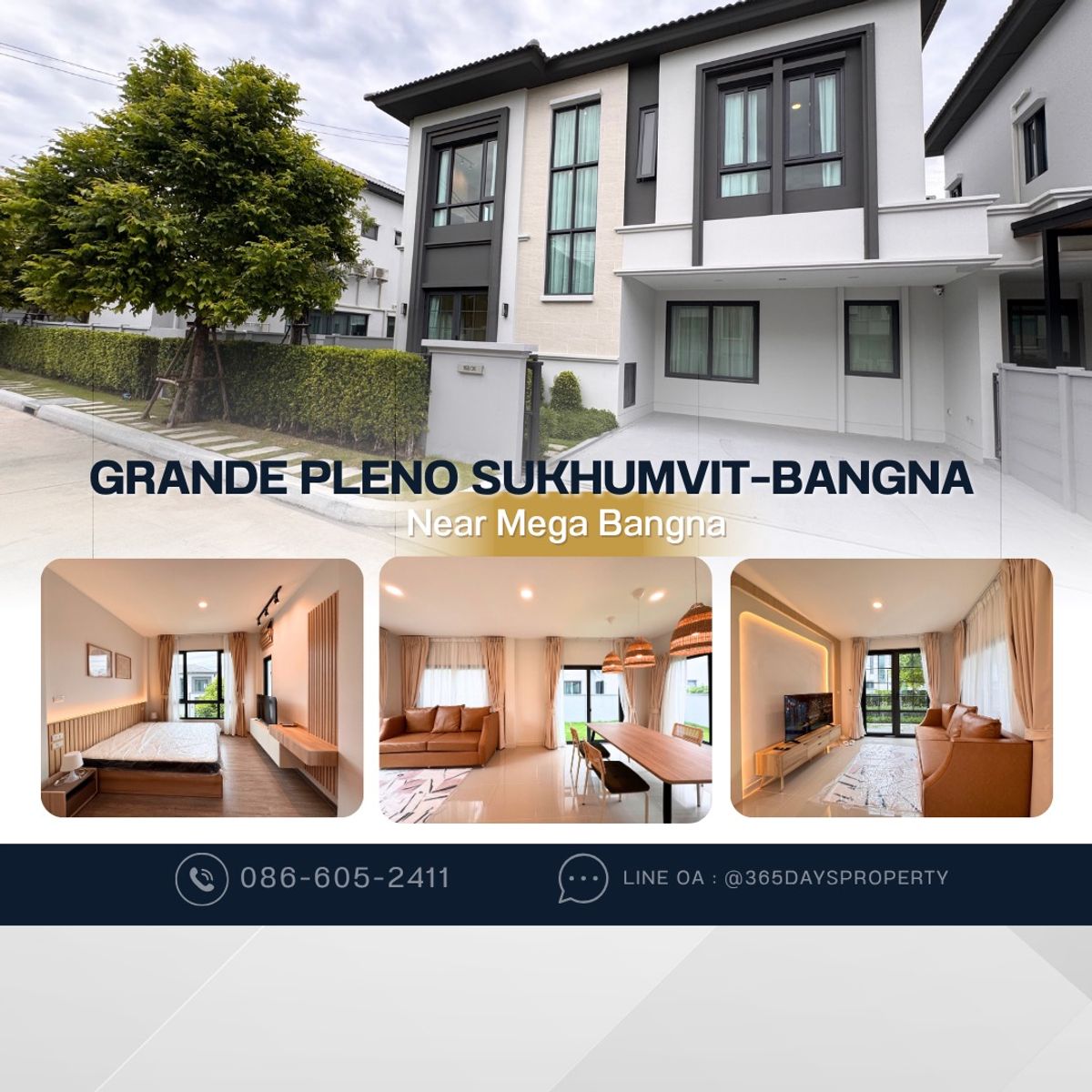 💥ForRent💥3Bed • Grande Pleno Sukhumvit–Bangna 🏡 Near Mega Bangna 🐶🐱 Pet Friendly with Private Garden 🌳 Ready to move in ‼️ Fully Furnished ✨ 💥ForRent💥3Bed • Grande Pleno Sukhumvit–Bangna 🏡 Near Mega Bangna 🐶🐱 Pet Friendly with Private Garden 🌳 Ready to move in ‼️ Fully Furnished ✨
