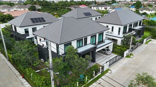 (หลังมุม/โซนส่วนตัว) เศรษฐสิริ ราชพฤกษ์ -สาย1 บ้านตกแต่งแล้ว พร้อมอยู่ 4 ห้องนอน 119 ตรว. 3 ที่จอด ใกล้ สาทร สีลม ศิริราช