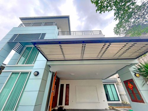 HK0066♛ 4-bedroom house for rent ⚝ Ratchada-Huai Khwang ♜MRT Huai Khwang ∞099-5919653,065-9423251▚Line@surresidence