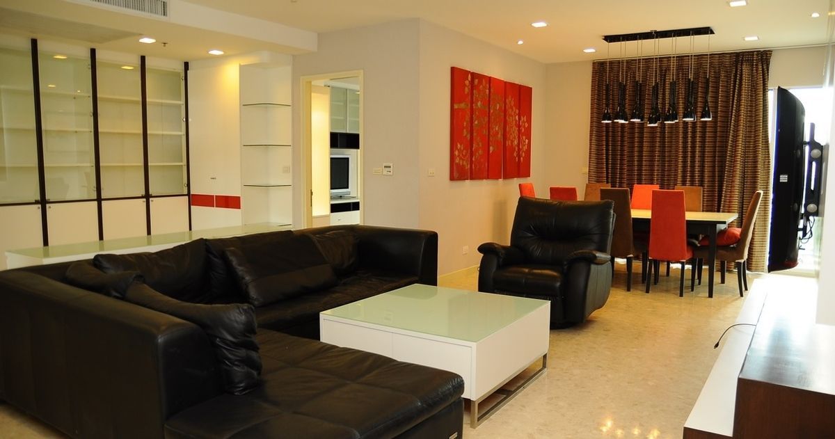 Condo for sale in Nusasiri Grand Room, size 155 square meters, 3 bedrooms, 3 water, complete with water.