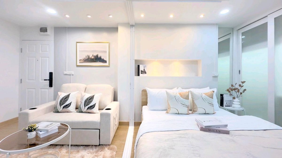《เลี้ยงสัตว์ได้》🥰🥰🥰ห้องใหญ่ 2 ระเบียง jw suite โชคชัย4  – รูปที่ 2