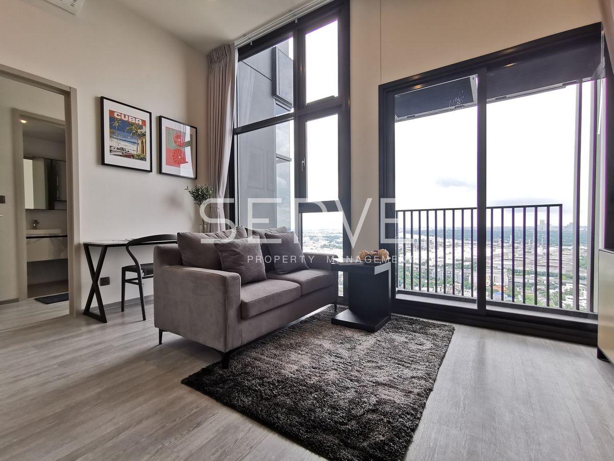 1 Bed 33 sq.m. Nice Room High Fl. 30+ Good Location Close to BTS Punnawithi 250 m. at The Line Sukhumvit 101 Condo / For Rent 1 Bed 33 sq.m. Nice Room High Fl. 30+ Good Location Close to BTS Punnawithi 250 m. at The Line Sukhumvit 101 Condo / For Rent