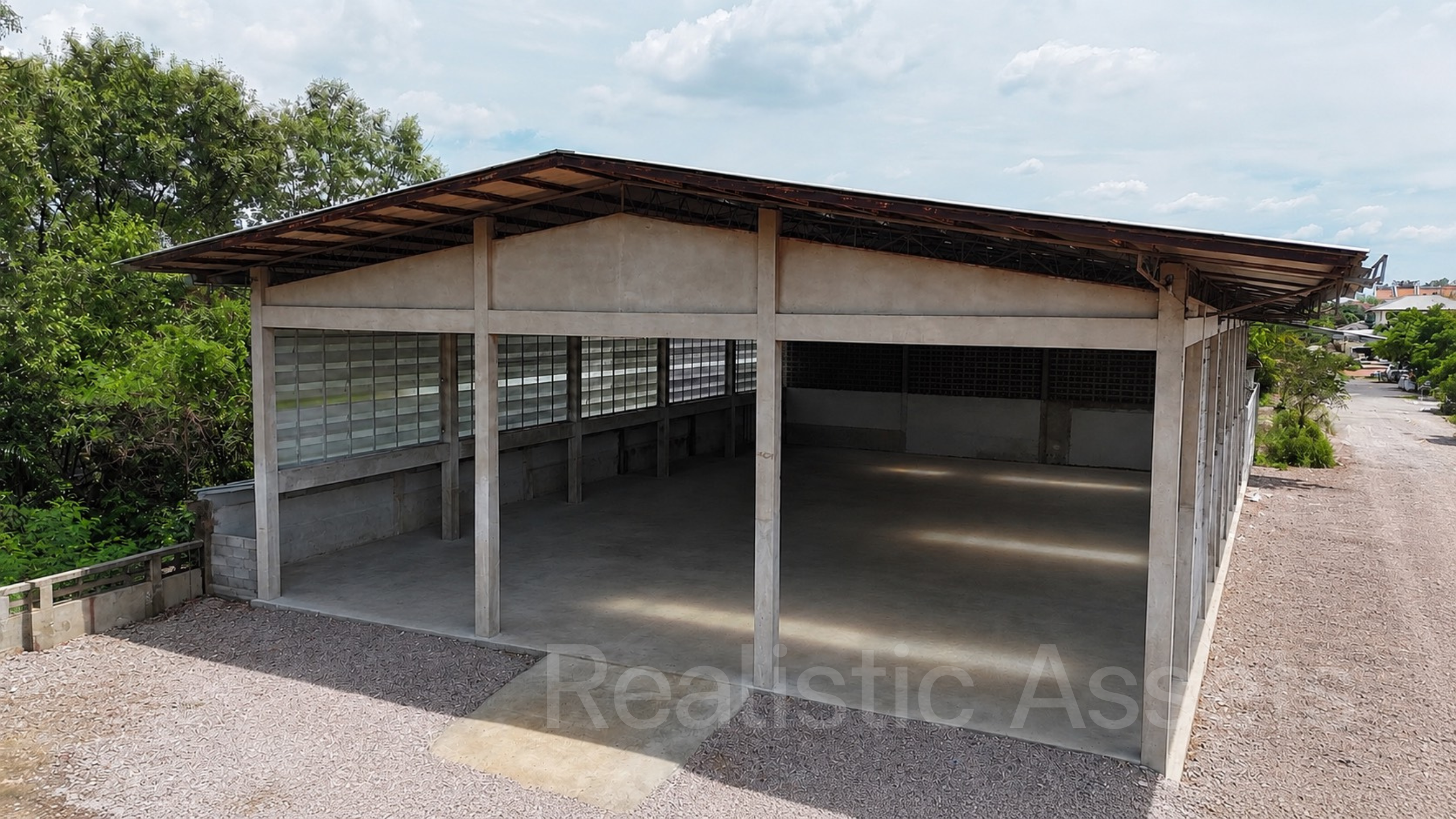 Large warehouse for long -term rental, Khok Kham Subdistrict, Samut Sakhon Province