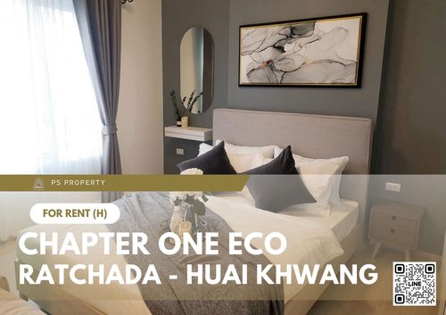 ให้เช่า ✨ Chapter One Eco Ratchada - Huai Khwang ✨ เฟอร์นิเจอร์ และ เครื่องใช้ไฟฟ้าครบ ใกล้ MRT ห้วยขวาง