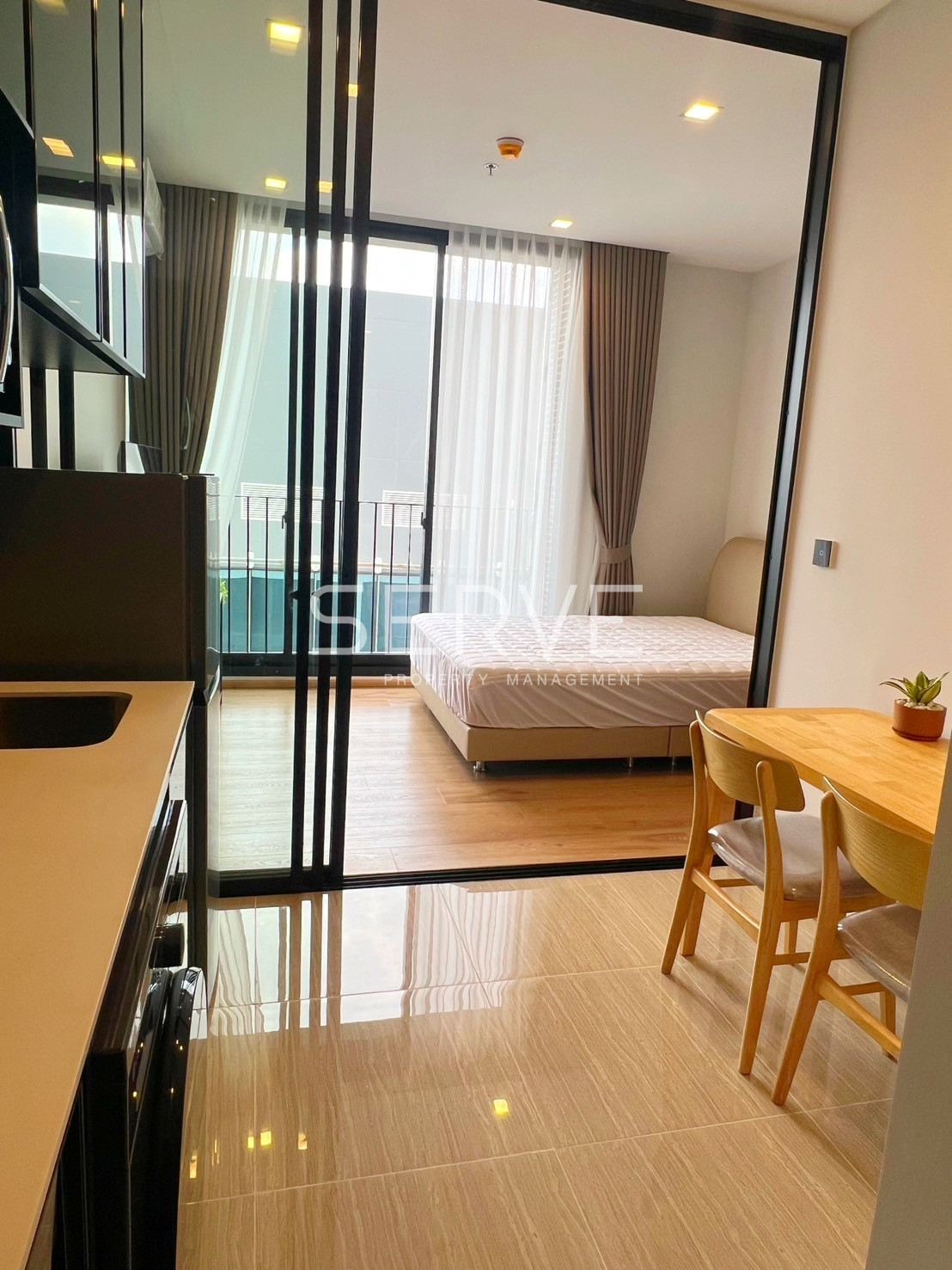1 Bed  City View Closed Kitchen Fully furnished Luxury Condo Good Lacation Close To BTS Ari station 220 m. @ Noble Around Ari   – รูปที่ 3