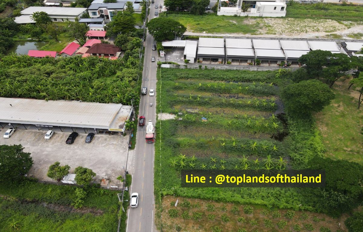 Land for sale along Ekamai-Ram Inthra (suitable for building luxury houses + offices), area of ​​2-0-72 rai, 69.8 m. Width 7.5 m. – รูปที่ 3