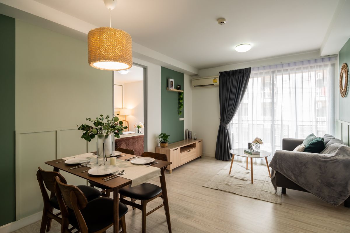 ขายด่วน! L STYLE CONDO 2 ห้องนอน 2 ห้องน้ำ ขนาด 60 ตร.ม. พร้อมอยู่ แต่งครบ ใกล้ MRT ห้วยขวาง – รูปที่ 2
