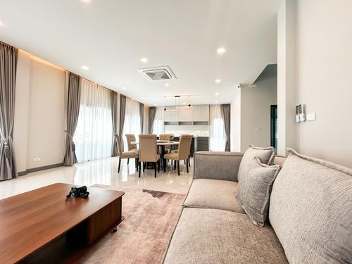 🏡ให้เช่า บ้านหรู โครงการ The City Bangna (โครงการใหม่ )เฟอร์นิเจอร์ครบ 5นอน6น้ำ 4ที่จอด 1ห้องแม่บ้าน พร้อมเข้าอยู่✨