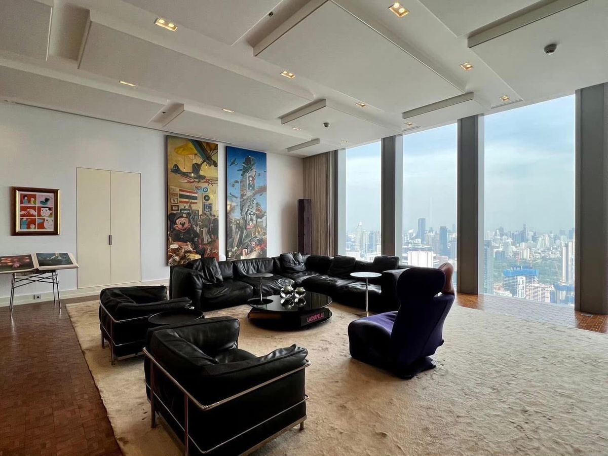 👀 สำรวจแบบ 3D - ห้องชุดลักซ์ชัวรี่ 3 ห้องนอน ขนาด 408 ตร.ม. บนชั้น 57 – The Ritz-Carlton Bangkok