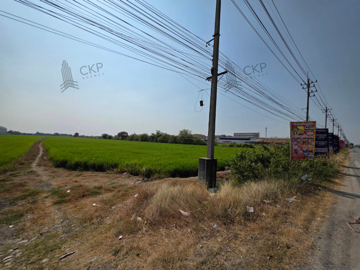 ขาย ที่ดินเปล่า ติดถนนใหญ่ ใกล้ขนส่ง เหมาะสำหรับทำสถานีพักรถ สถานีชาร์จรถไฟฟ้า คาเฟ่ ตลาด บรรยากาศริมคลอง ไม่มีปัญหาน้ำท่วม – รูปที่ 2