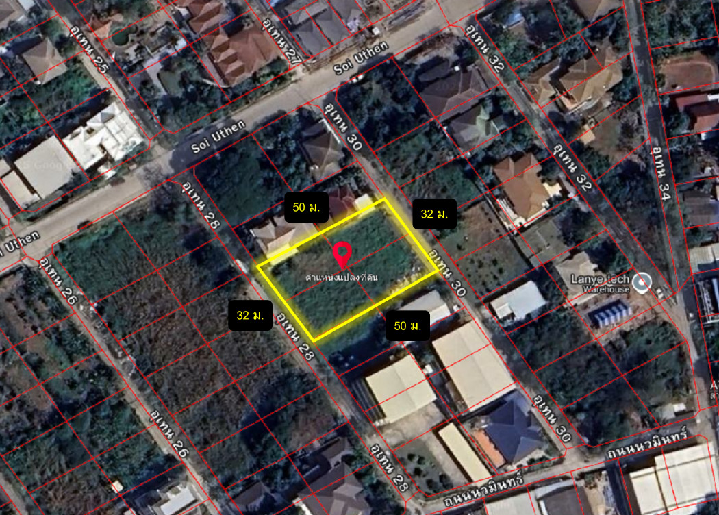 รีบเลยยยย ที่ดิน ย่านนวมินทร์ ติดถนน 2 ด้าน 396 ตรว วาละแค่ 35000 DD – รูปที่ 3