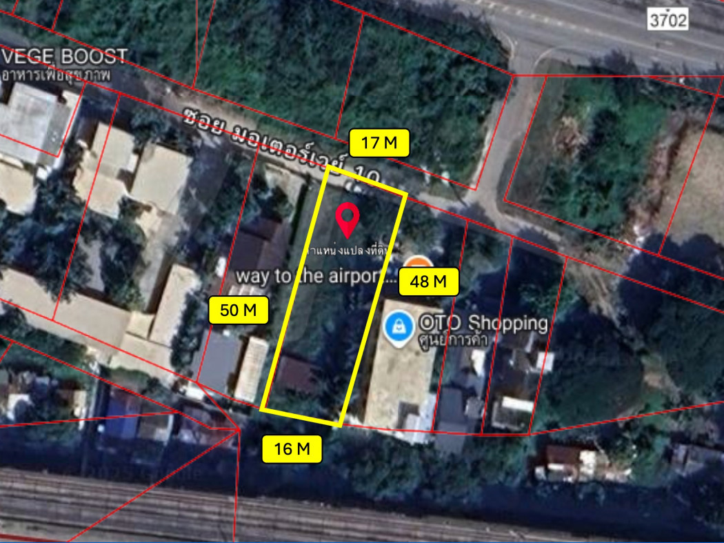 ขาย ที่ดิน ทำเลเยี่ยม ย่านกรุงเทพกรีฑา 204 ตรว ใกล้ถ.เลียบมอเตอร์เวย์ แค่ 50เมตร – รูปที่ 3