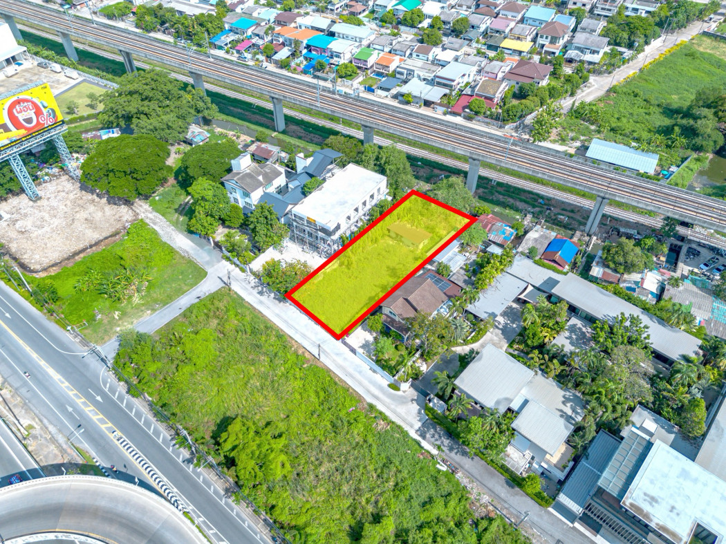 ขาย ที่ดิน ทำเลเยี่ยม ย่านกรุงเทพกรีฑา 204 ตรว ใกล้ถ.เลียบมอเตอร์เวย์ แค่ 50เมตร – รูปที่ 4