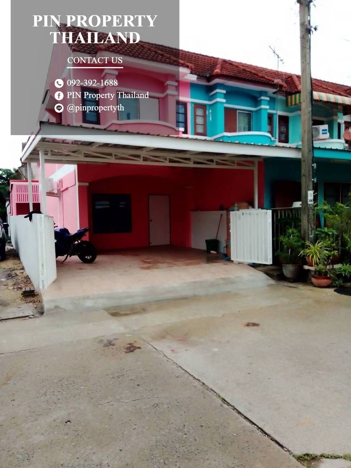 Townhouse behind the big corner 23 sq.wh. Near Min Buri market Townhouse behind the big corner 23 sq.wh. Near Min Buri market