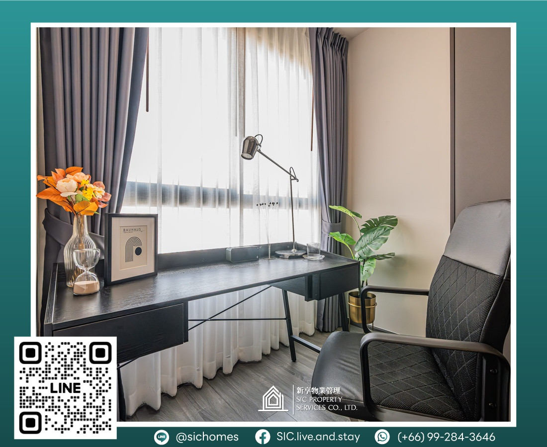 For rent🌟IDEO Sukhumvit Rama 4🌟 Studio size 30.17 sqm nerar BTS Phra khanong🩷🥰