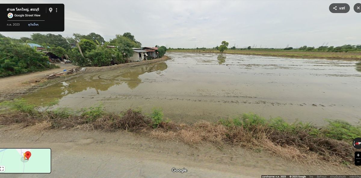 ขาย ที่ดิน เปล่า ที่นา เนื้อที่ 7-3-53 ไร่ ถนนอ่างทอง-ท่าเรือ ใกล้วัดโคกใหญ่ บ้านหมอ สระบุรี – รูปที่ 4