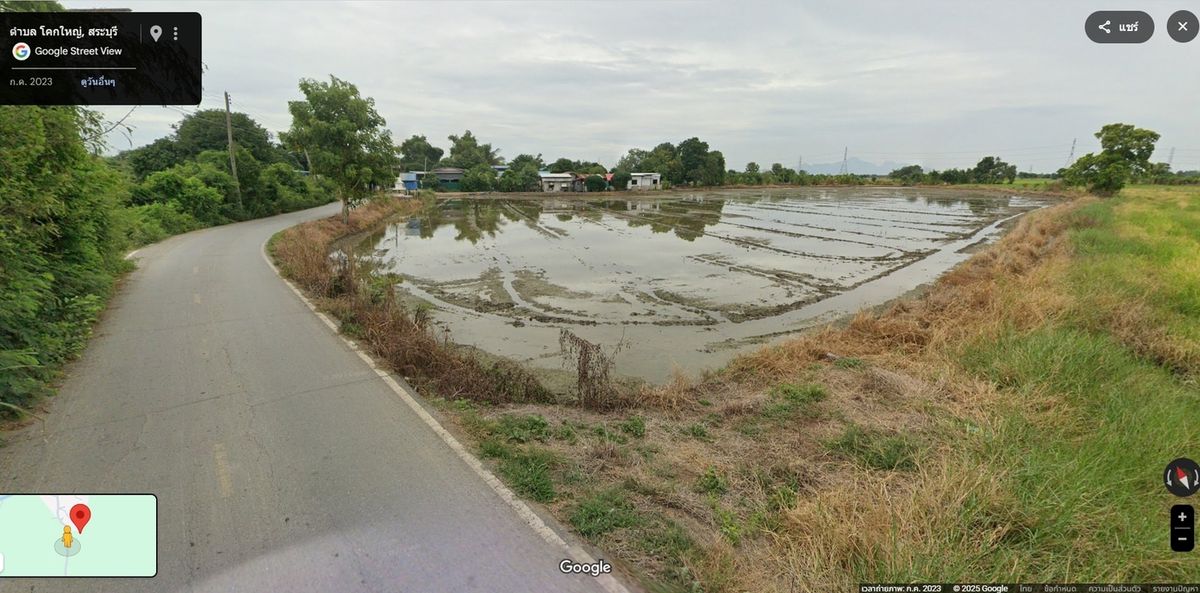 ขาย ที่ดิน เปล่า ที่นา เนื้อที่ 7-3-53 ไร่ ถนนอ่างทอง-ท่าเรือ ใกล้วัดโคกใหญ่ บ้านหมอ สระบุรี – รูปที่ 2