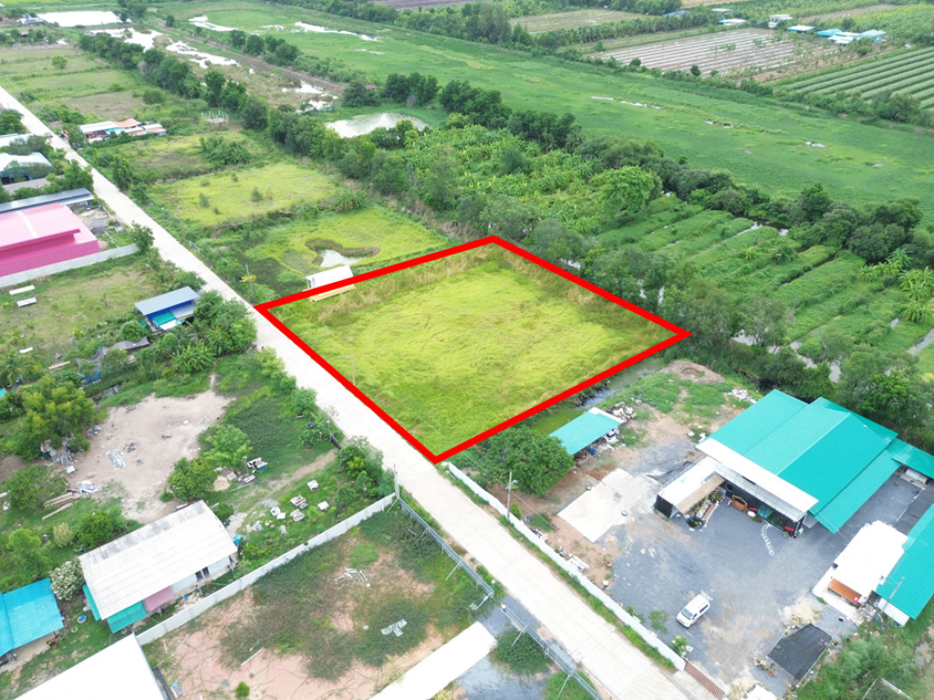 Land for sale, Bueng Bon, Nong Suea, 2 rai 70 sq w, near Rangsit-Nakhon Nayok Road, only 5.4 km. DD
