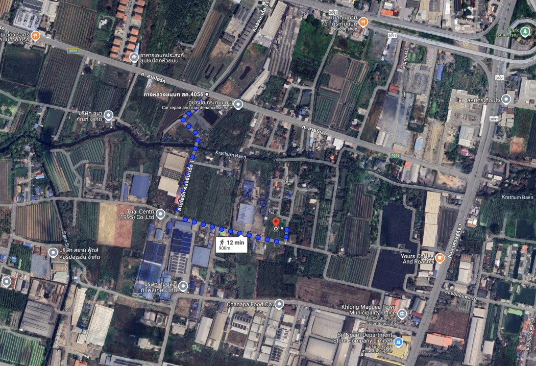 ขายที่ดิน คลองมะเดื่อ กระทุ่มแบน 3 ไร่กว่า ใกล้ถนนเศรษฐกิจ1 แค่ 1.9 กิโลเมตร KK – รูปที่ 4