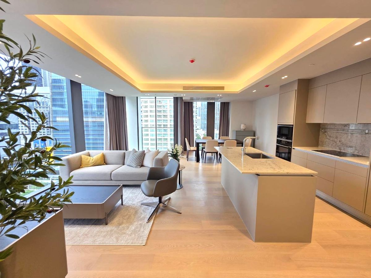 Tonson One Residence: 2bed 2bath 118.44sqm. Sell: 48,000,000 with tenant till July 2026 Am: 0656199198
