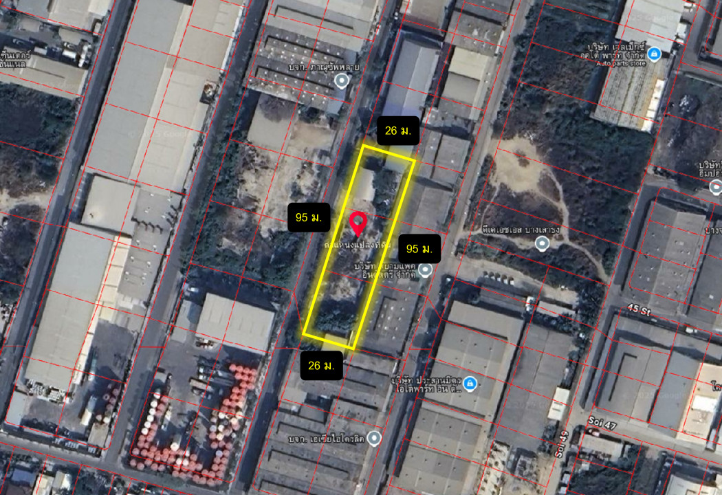 ขายที่ดิน ซอยไทยประกัน 600 ตรว ผังสีม่วง หน้ากว้างติดถนนถึง 98 เมตร KK – รูปที่ 3