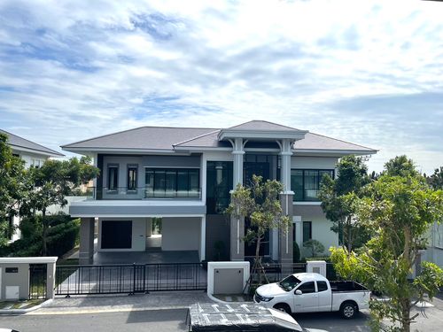 The Pavilla บางบอน3 บ้านเดี่ยวหรูหลังใหญ่มีสระว่ายน้ำ ล้างให้ฟรี, FUlly furnished, Ready to move in